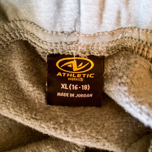 Athletic Works Women's Fleece Pants with Pockets in Greyed Teal - Picture 6 of 6